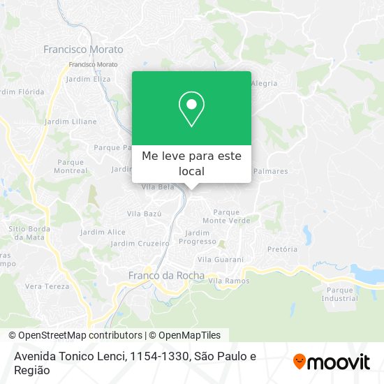 Avenida Tonico Lenci, 1154-1330 mapa