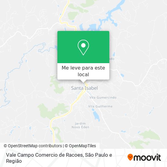Vale Campo Comercio de Racoes mapa