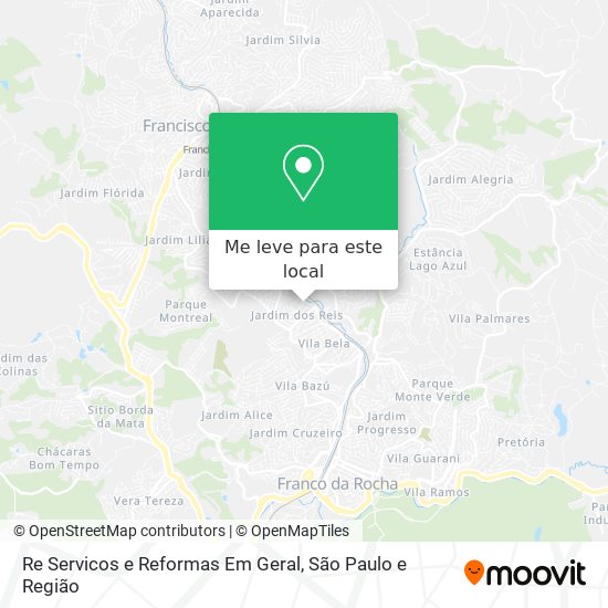 Re Servicos e Reformas Em Geral mapa