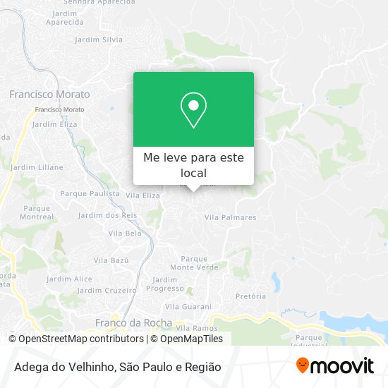 Adega do Velhinho mapa