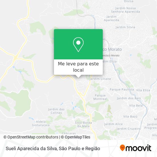 Sueli Aparecida da Silva mapa