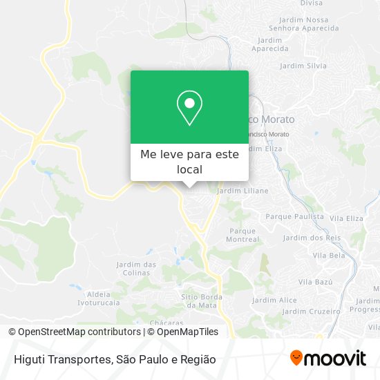 Higuti Transportes mapa