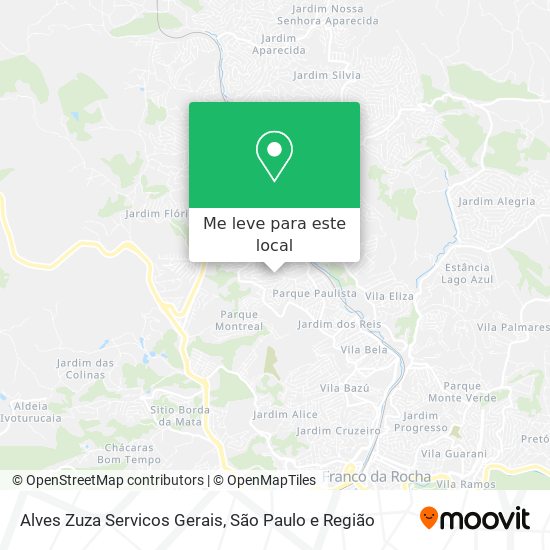 Alves Zuza Servicos Gerais mapa