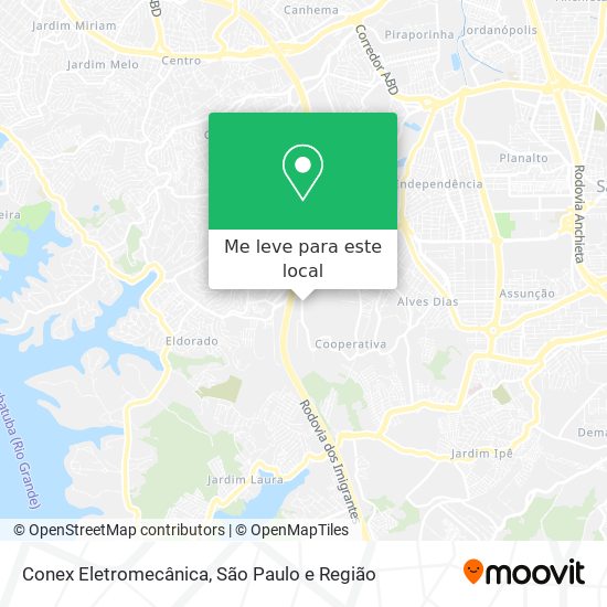 Conex Eletromecânica mapa