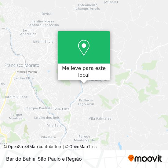 Bar do Bahia mapa