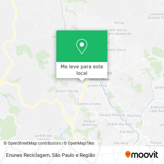 Enunes Reciclagem mapa