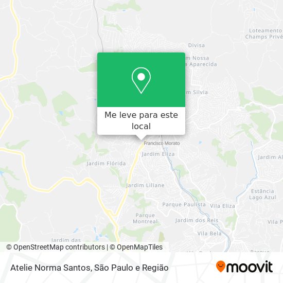 Atelie Norma Santos mapa