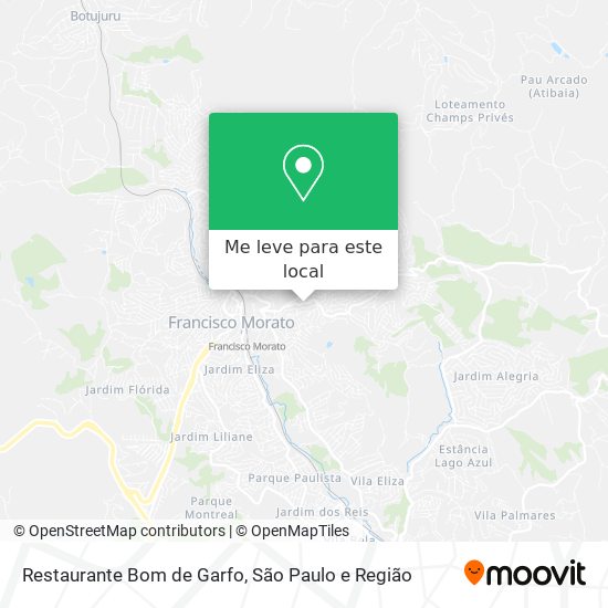 Restaurante Bom de Garfo mapa