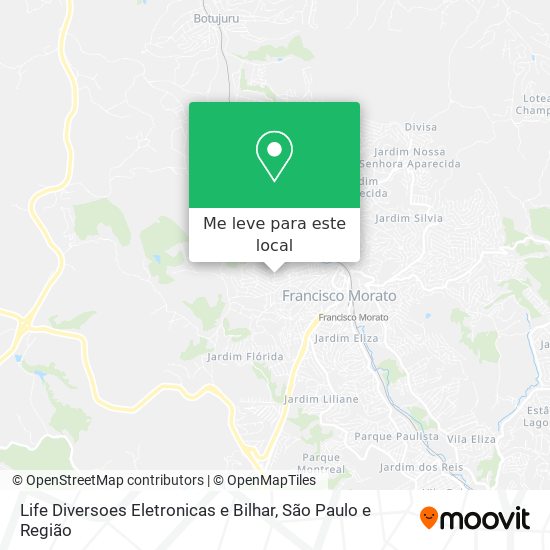 Life Diversoes Eletronicas e Bilhar mapa