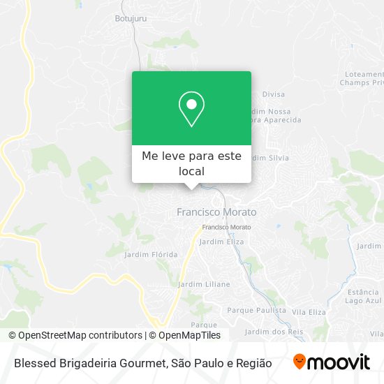 Blessed Brigadeiria Gourmet mapa