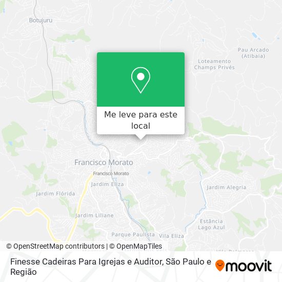 Finesse Cadeiras Para Igrejas e Auditor mapa