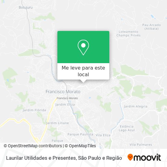 Laurilar Utilidades e Presentes mapa