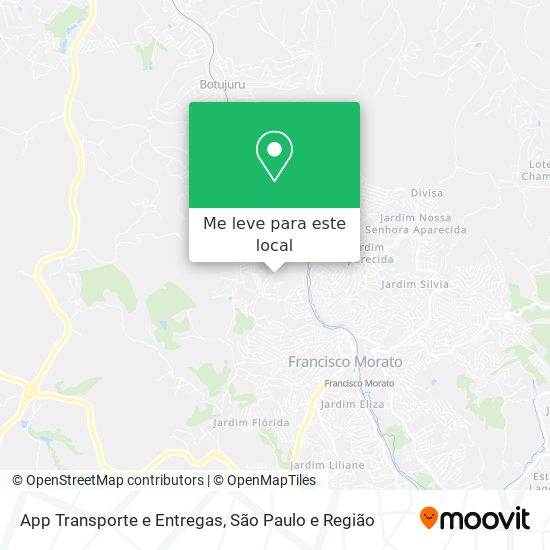 App Transporte e Entregas mapa