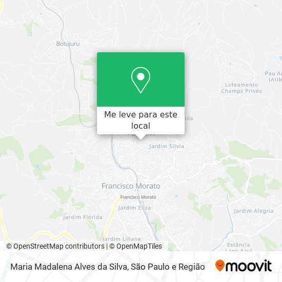 Maria Madalena Alves da Silva mapa
