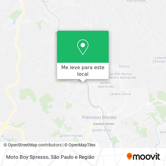 Moto Boy Spresso mapa