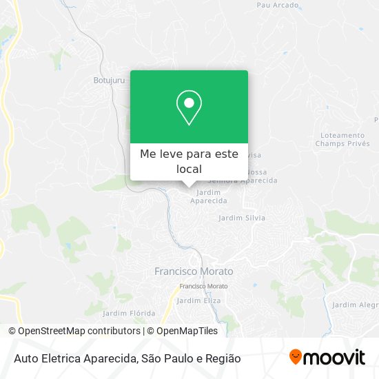 Auto Eletrica Aparecida mapa