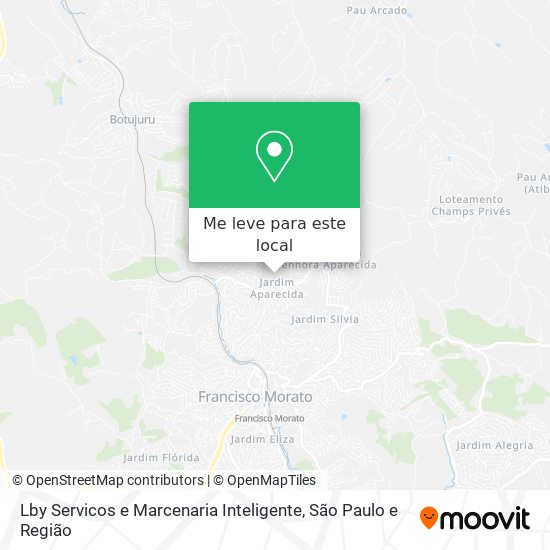 Lby Servicos e Marcenaria Inteligente mapa