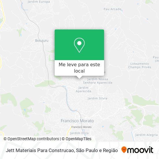 Jett Materiais Para Construcao mapa