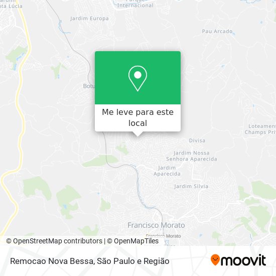 Remocao Nova Bessa mapa