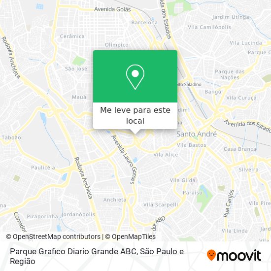 Parque Grafico Diario Grande ABC mapa