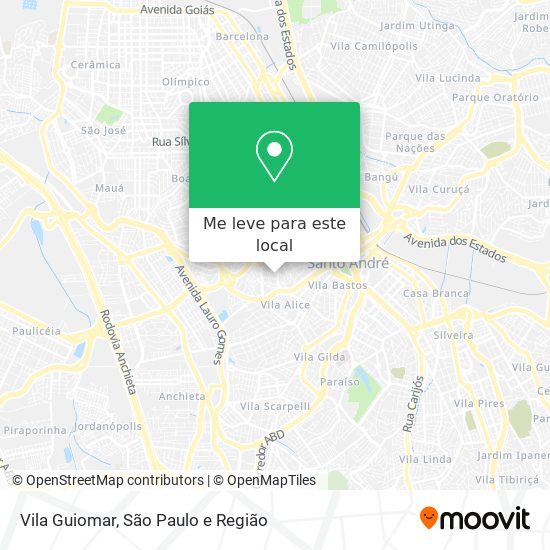 Vila Guiomar mapa