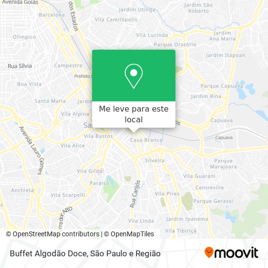 Buffet Algodão Doce mapa