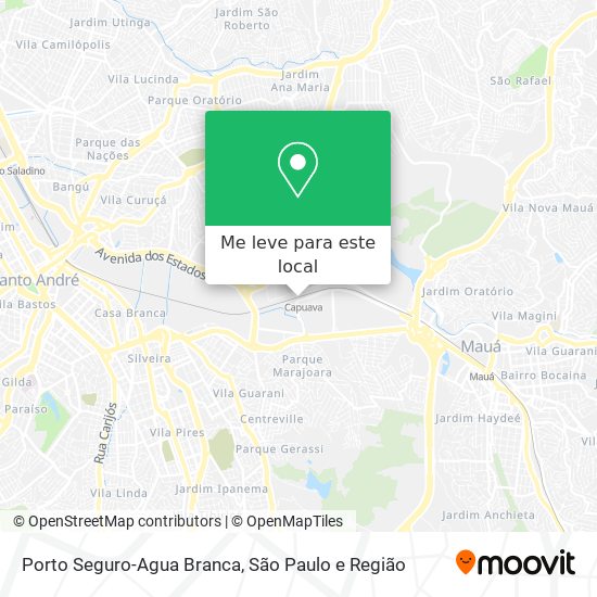 Porto Seguro-Agua Branca mapa