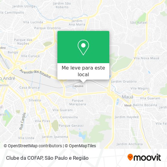 Clube da COFAP mapa