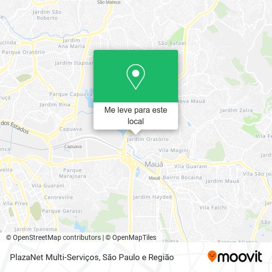 PlazaNet Multi-Serviços mapa