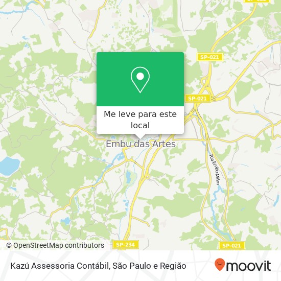 Kazú Assessoria Contábil mapa