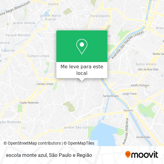 escola monte azul mapa