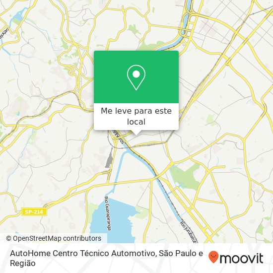 AutoHome Centro Técnico Automotivo mapa