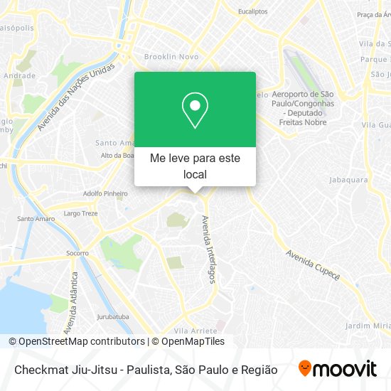 Checkmat Jiu-Jitsu - Paulista mapa