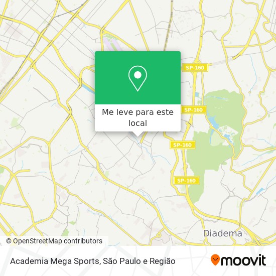 Academia Mega Sports mapa