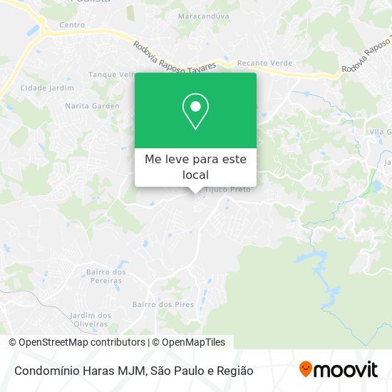 Condomínio Haras MJM mapa