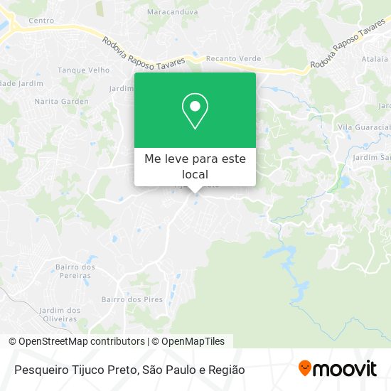 Pesqueiro Tijuco Preto mapa