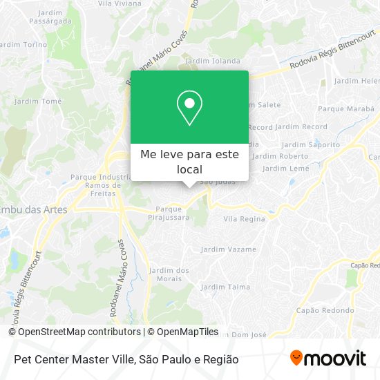 Pet Center Master Ville mapa