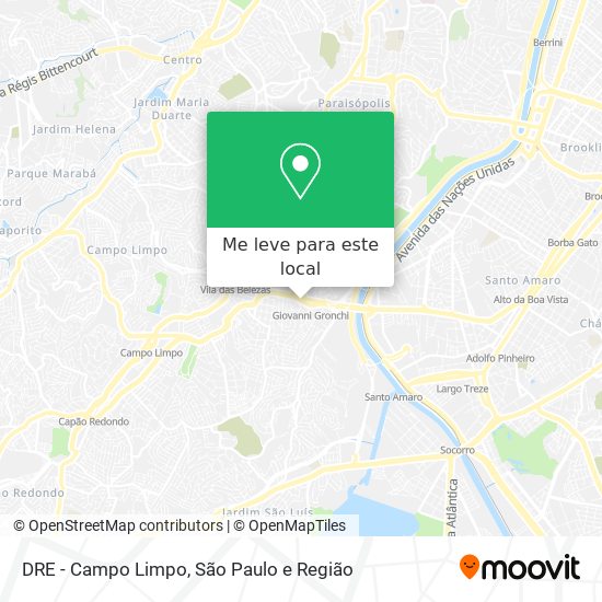 DRE - Campo Limpo mapa