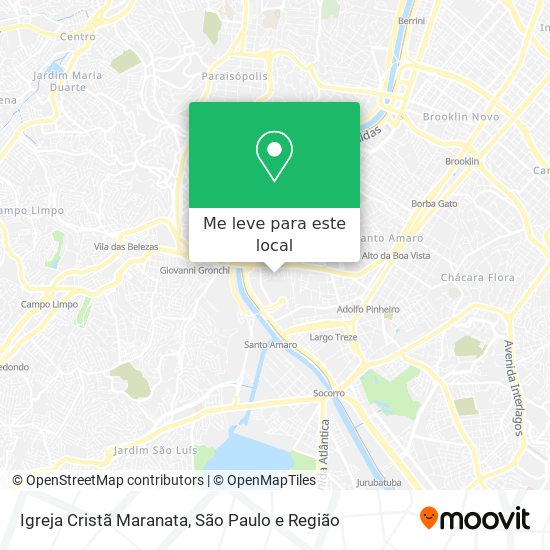 Igreja Cristã Maranata mapa