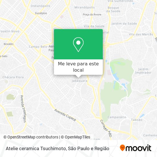 Atelie ceramica Tsuchimoto mapa