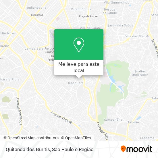 Quitanda dos Buritis mapa
