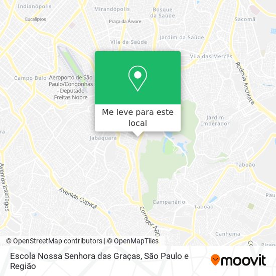 Escola Nossa Senhora das Graças mapa