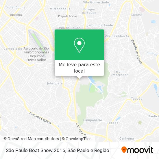 São Paulo Boat Show 2016 mapa