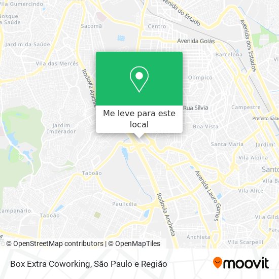 Box Extra Coworking mapa