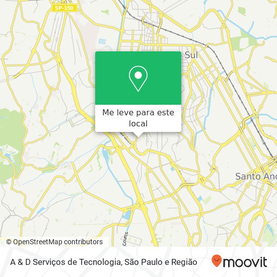 A & D Serviços de Tecnologia mapa