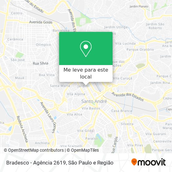 Bradesco - Agência 2619 mapa