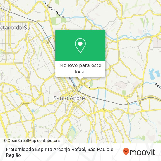Fraternidade Espírita Arcanjo Rafael mapa