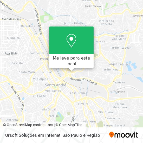 Ursoft Soluções em Internet mapa