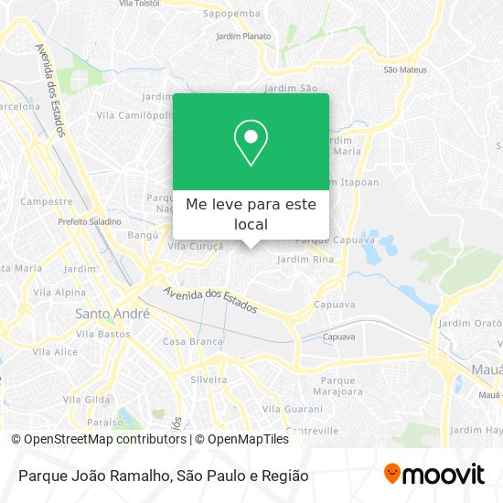 Parque João Ramalho mapa
