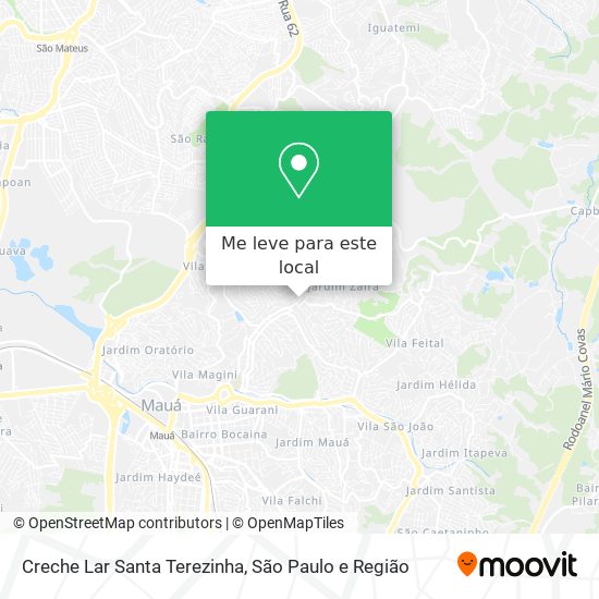 Creche Lar Santa Terezinha mapa